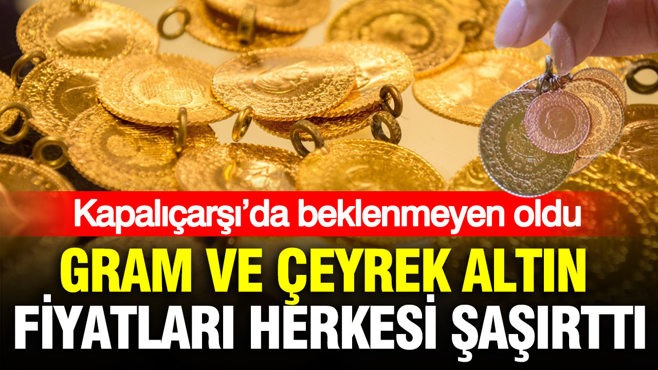 Kapalıçarşı altın fiyatları bugün ne kadar? Gram altın, çeyrek altın kaç TL oldu? (18 Ağustos 2026)